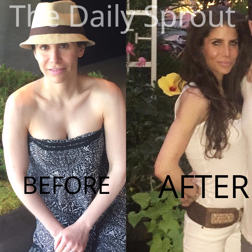 plant based vegan before after the daily sprout